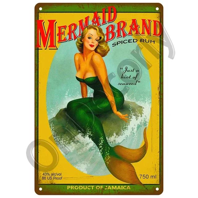 Vintage Metal Plaque Sign  Beer  Cocktail Wall Art for Bar Pub Club Man Cave  Retro Tin Sign Decor  Iron Painting Poster for Hom