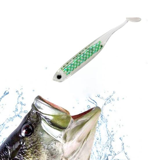 Měkká nástraha Swimbait Rybářská nástraha Lure 3D Oči Realistický Vzhled Jasná Barva Mini Velikost Přenosná Venkovní Rybaření Umělá Nástraha