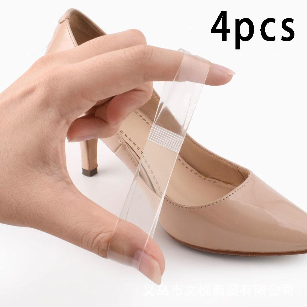 2 Paar Unsichtbare Elastische Silikon Transparente Schnürsenkel für High Heel Schuhe Mode Design Riemen Knöchelriemen Ersatz