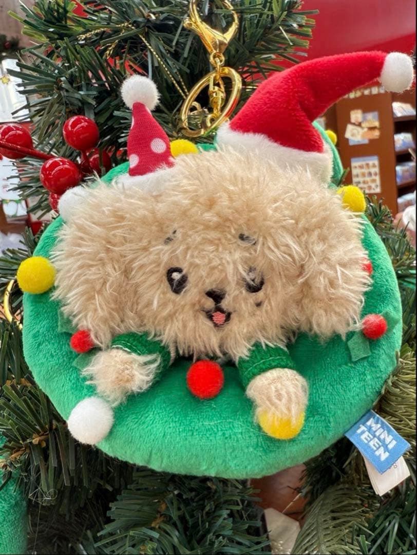 [USED] MINITEEN Holiday Ornament Keyring DOA