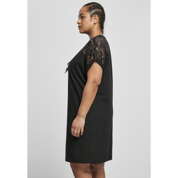Robe femme Urban Classics lace - noir - XS