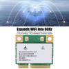 PCI E Network Card, 6GHz Band PCB WIFI Card, MU MIMO Multithreading, Supports Mini PCIE Half-Top Interface, for PC