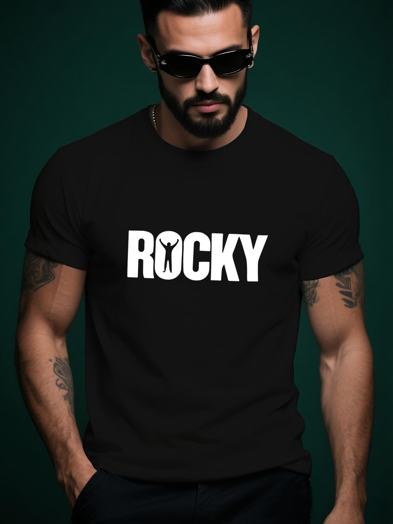ROCKY Graphic Tshirt Graphic Tshirt - Casual Summer Crew ... S