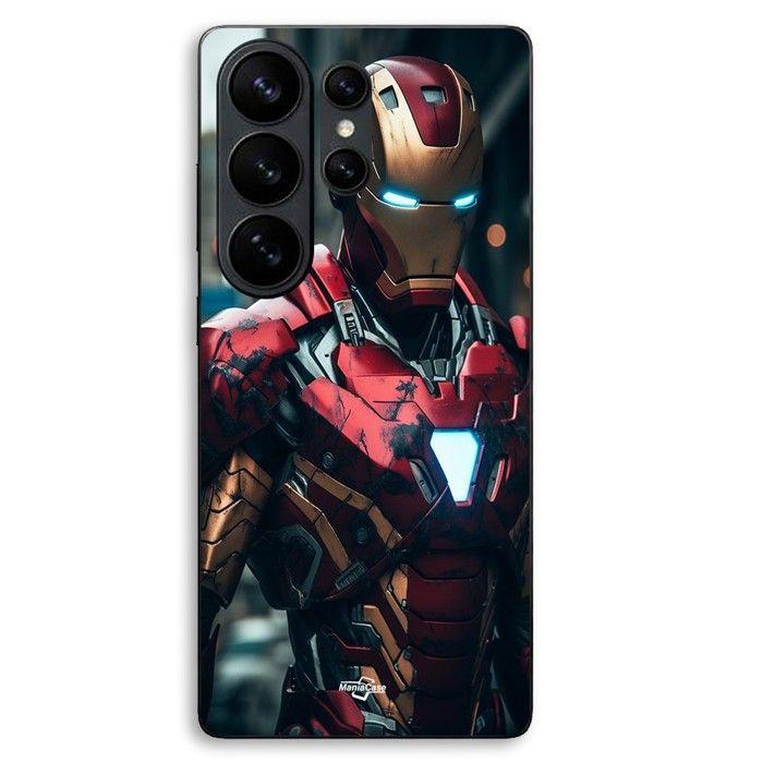 Coque Pour Samsung Galaxy S26 Ultra Iron Man combat Maniacase nero