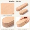 2Pcs Double Side Grooved Sewing Press Block Solid Heavy Wood Seam Presser  Clothes Tailoring