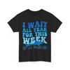 I Wait All Year For This Week T-Shirt Mens Womens Tees Top, Funny Sharks Lovers Ocean Women Men Shirt
