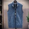 Men's Winter Sweater Cardigan Knitting Vest Thickened Zipper Jacket