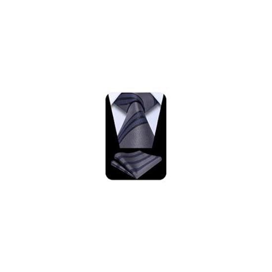 Enlision EC-04 Mens Tie Business Casual No Iron Easy Care 8.5 Width Handkerchief Thickness Formal Employment Entrance Ceremony Graduation Gift