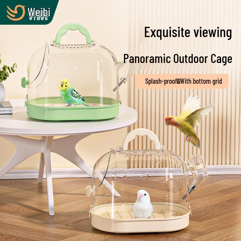 Colivie de călătorie pentru papagali: Transparent, Portabil, High-End pentru Nimfe & Peruşi