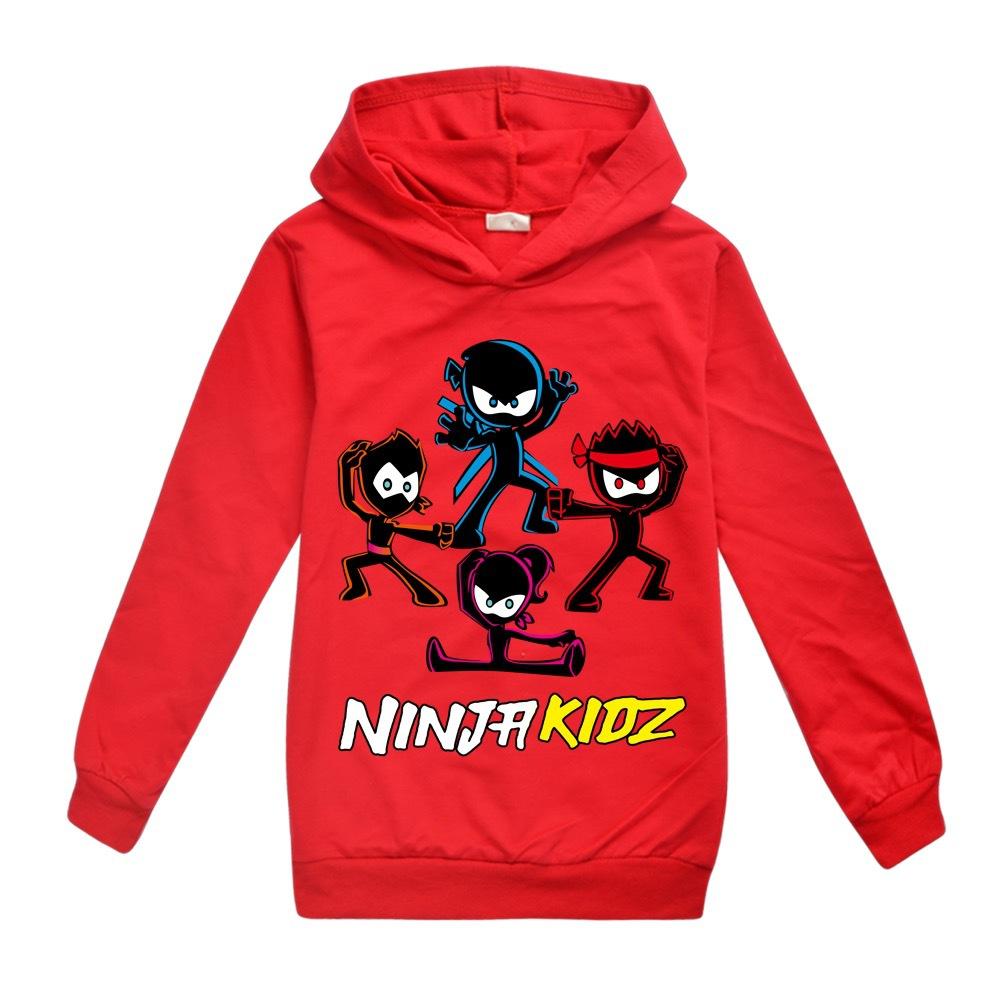 Modna Bluza z Kapturem dla Chłopców Wygodny Sweter z Nadrukiem Codzienna Wszechstronna Bluza z Kapturem Bluzy Chłopcy