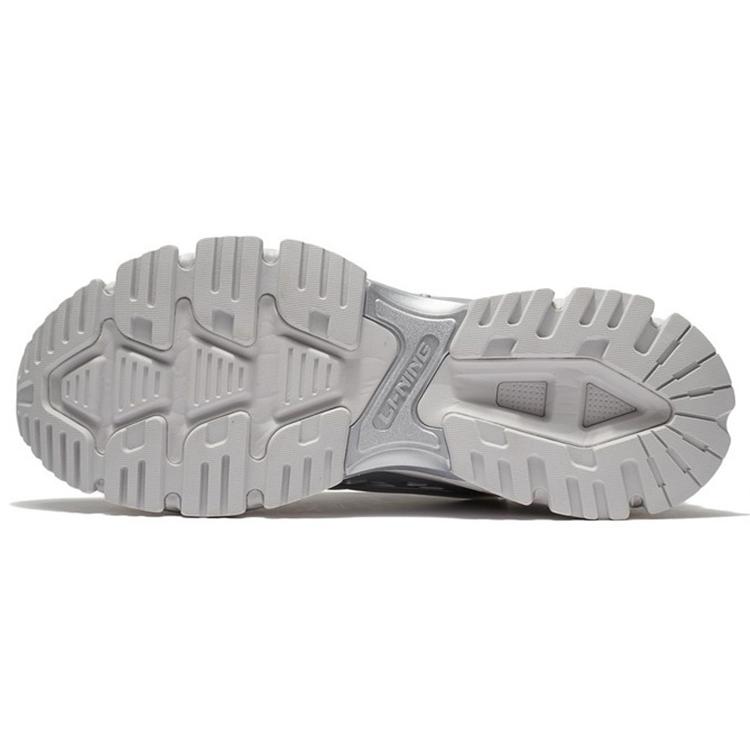 New LiNing Lingwind Lingfeng Rebound Shock Absorbers Low Top Running Shoes Men's Gray ARLS001-2