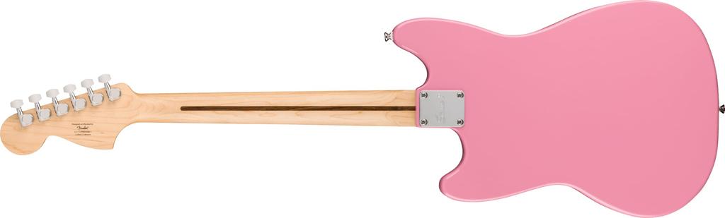 Squier by Fender Squier Electric Guitar Squier Maple White Flash Pink with Soft Case Sonic™ Mustang® HH, Fingerboard, Pickguard,
