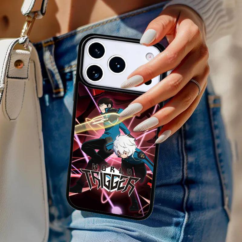 World Trigger Phone Case For iPhone 17 Air 14 15 13 12 Max Cover For Apple 16e 11 Pro Max Plus Coque