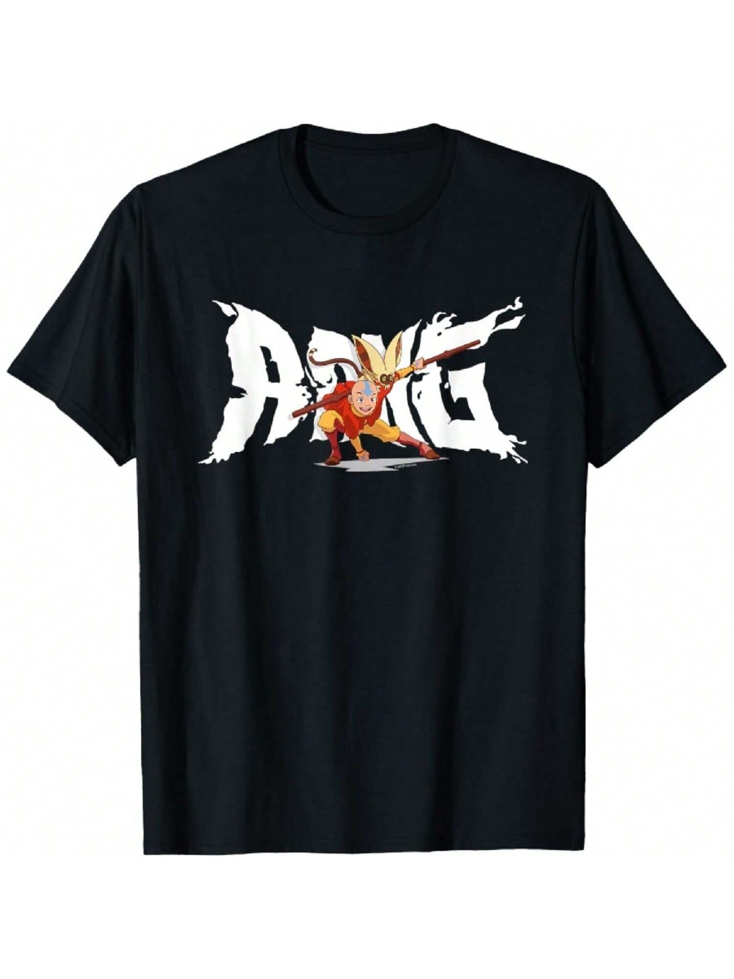 Aang And Momo T-Shirt S разноцветный