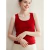 Little Goat 100% Pure Cashmere Women's Knit Vest - Baby Cashmere Warm Camisole, 12 Gauge, Plain Crew Neck