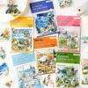 Yi Niao Pet Sticker Pack: Endless Prairie Series - 6 Styles & 15 Sheets of Seasonal Scenery Themed Landscaping Stickers