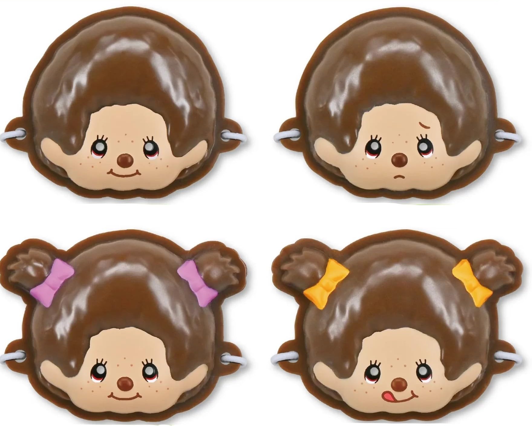 

Monchhichi Мини-маска из 4 Гача [Набор (Полный комплект)]