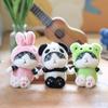 Cat Plush Keychain Cute And Fluffy Stuffed Kitty Bag Charm Soft Doll