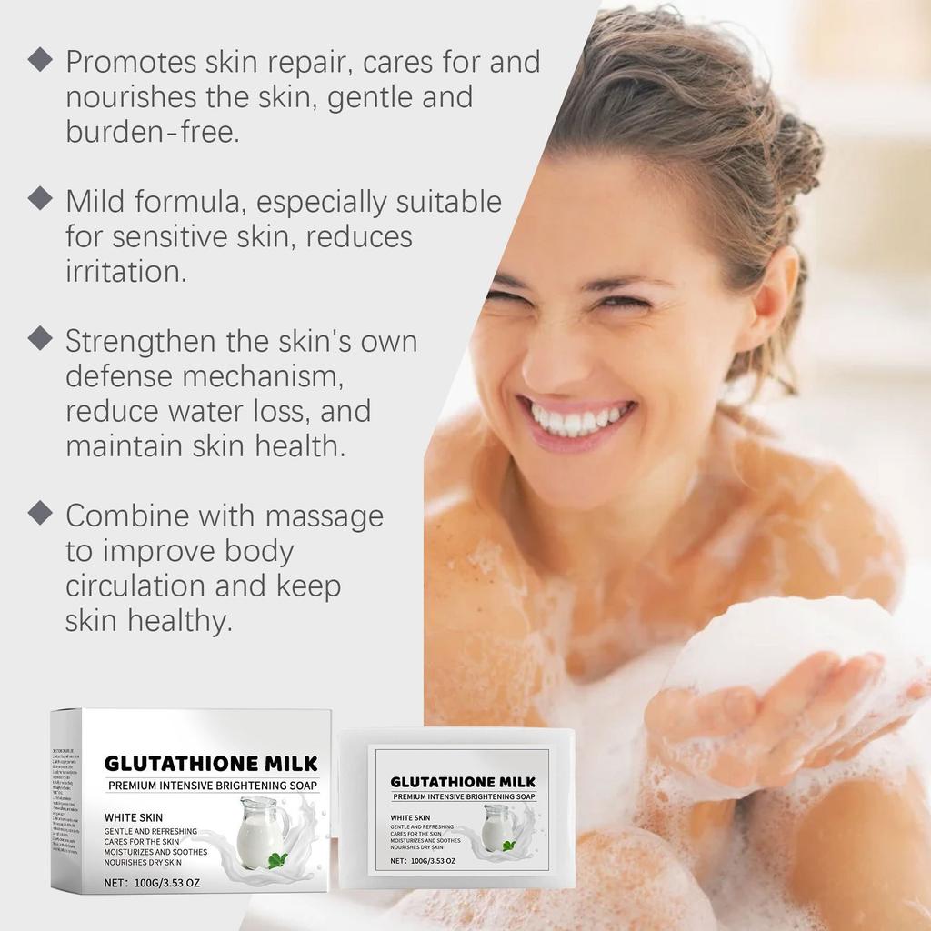 Milk Bath Soap Skin Beauty Body Skin Gentle Cleansing Moisturizing Smooth Skin Soap
