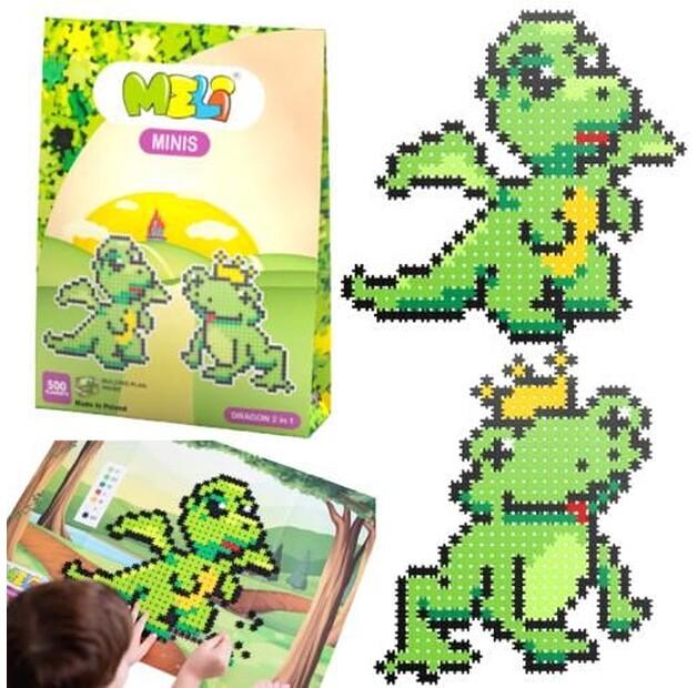 Конструктор Meli Minis Dragon 2в1, 500 деталей
