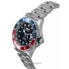 INVICTA Pro Diver Edelstahl Schwarzes Zifferblatt Pepsi-Lünette Quarz 47354 200M Herrenuhr