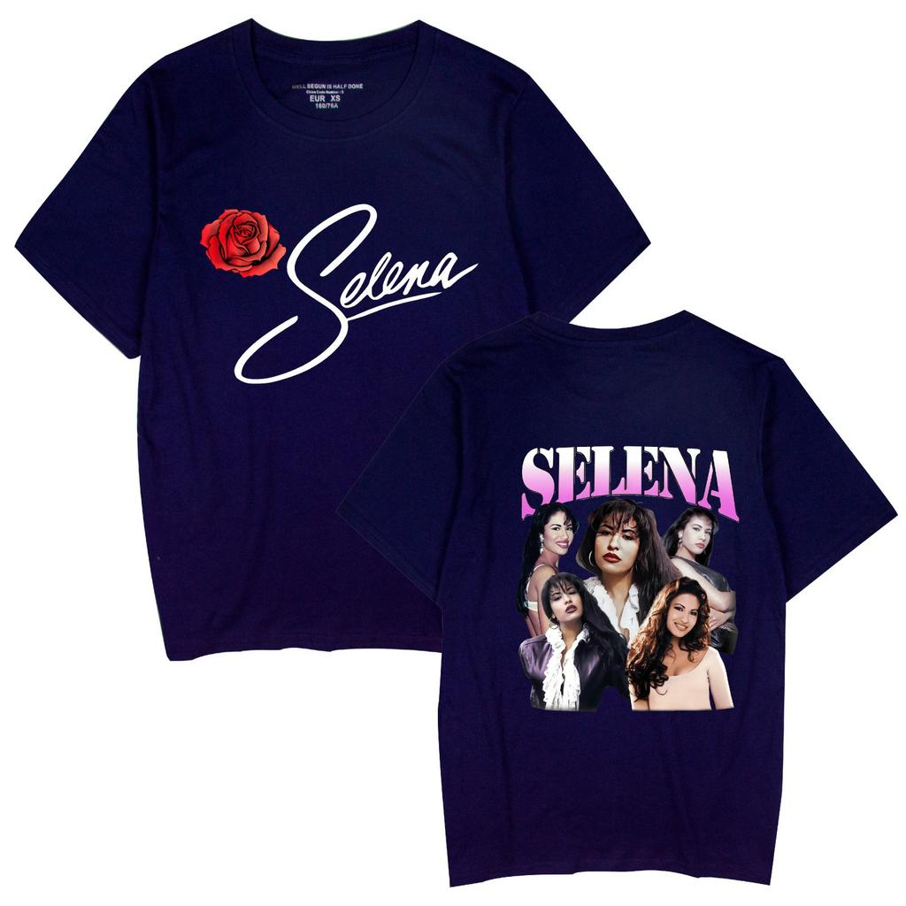 Singer Selena Quintanilla TShirt Women Short Sleeve Cotton Tshirts Casual Summer ONeck Cool Tees Shirt