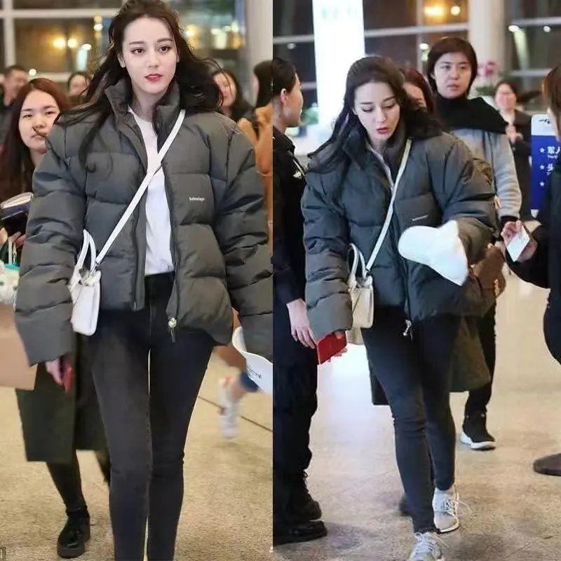 High-Waist Slimming Korean-Style Women's Pencil Jeans - Plus Velvet & Thickened for Autumn/Winter