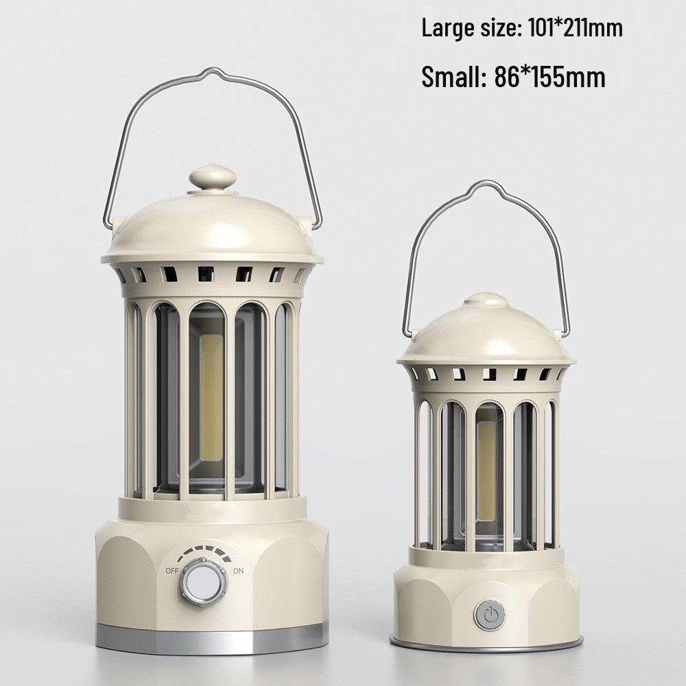 Douyin Retro Camping Lantern: COB Tent Light & Handheld Outdoor Lamp