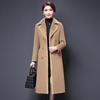 Women Wool Blends Coat Winter Fashion Thicken Cashmere Collar Long Jacket Warm Slim Overcoat Outerwear Female