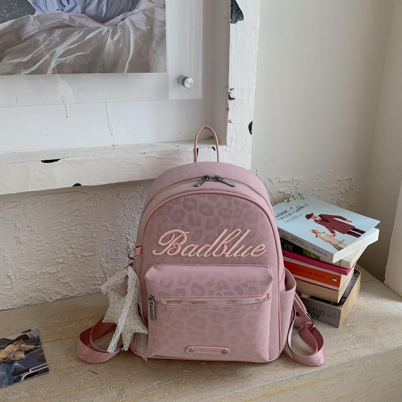 Schoolbag Korean cute female 1011 spring college student class schoolbag large capacity simple commuter backpack backpack