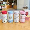 Small Cute Polka Dot Insulated Bottle With Handle For Girls Travel And Office Use