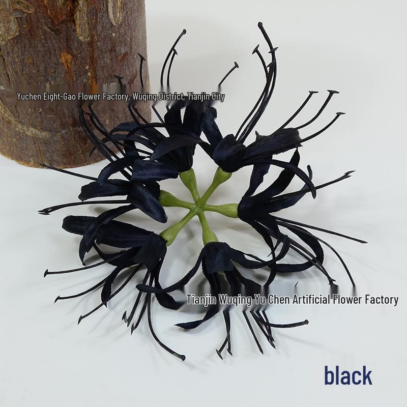 Lycoris Radiata Artificial Flower Head, Hanfu Photography Props & Floral Decor