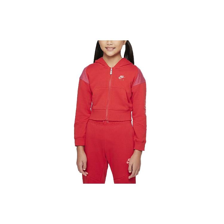 (GS) Nike Training Sports Hooded Jacket Girls Red Kids  DM8386-657 S