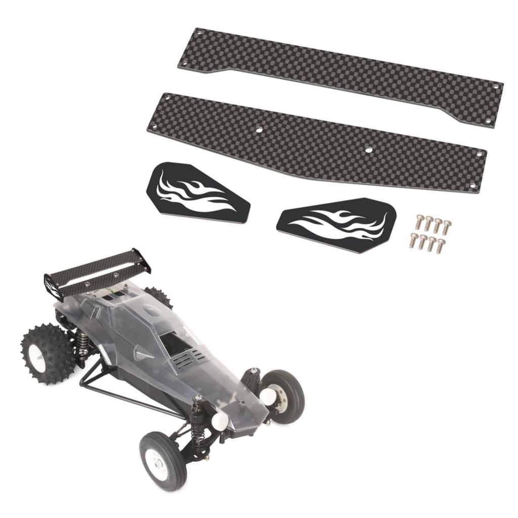 XBERSTAR RC Rear Wing for Tamiya 1/10 Hornet EVO RC Rear Wing Spoiler Carbon Fiber for Tamiya 1/10 Hornet Evo RC Accessories