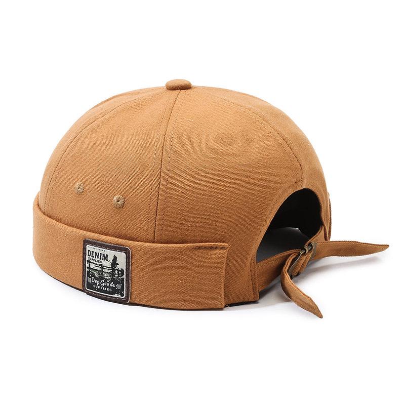 Stylish Unisex Brimless Hat: Spring & Autumn Sailor Cap for Retro Hip Hop Street Fashion