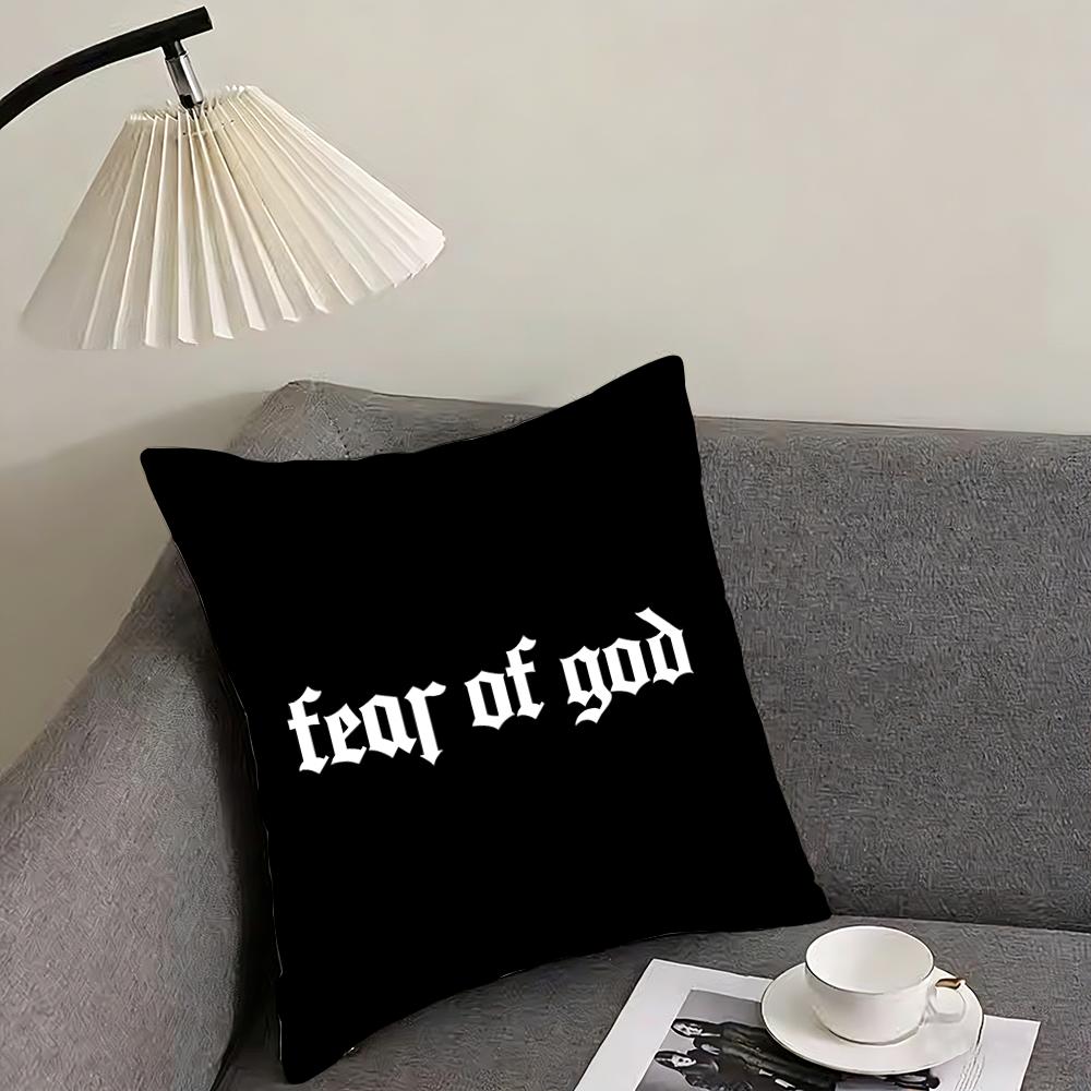 

Luxury FFear of GGodS Cushion Cover Elegant Comfort Pillowcase Sofa Bed Doublesided Printed Invisible Zipper Home Decor 30x30cm