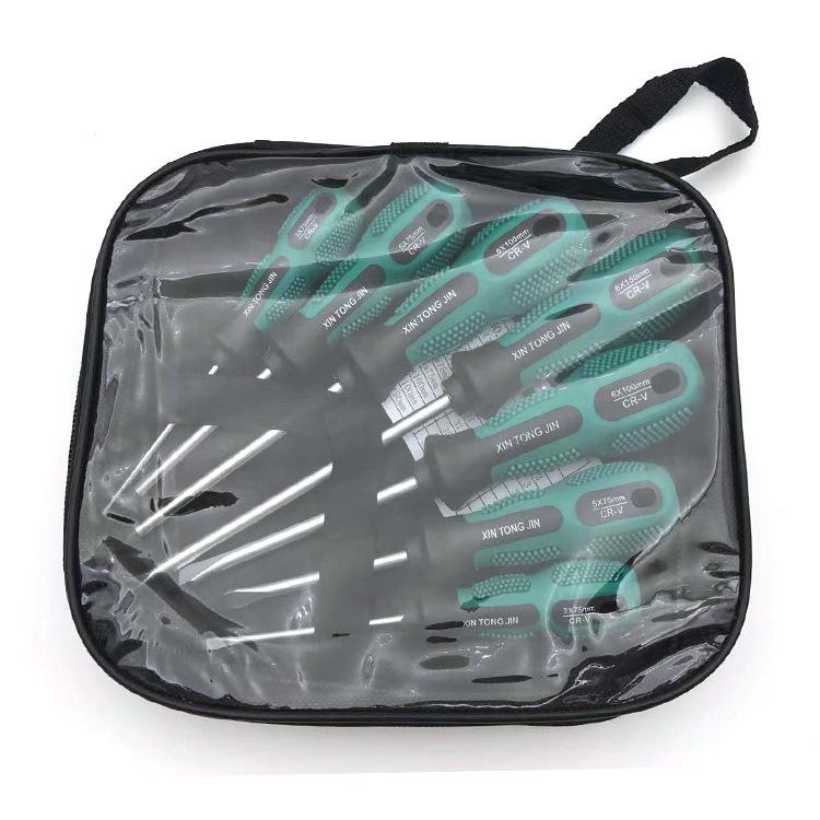 Screwdriver Set with Tape Packaging for Home Repair Tools