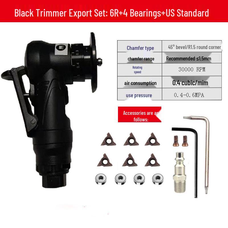Handheld 45° Pneumatic Chamfering Machine for Metal Deburring