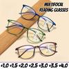 Men And Women New Progressive Multifocal Presbyopia Glasses Men'S Fashion Luxury High-Definition Anti-Blue Light Reading Glasses