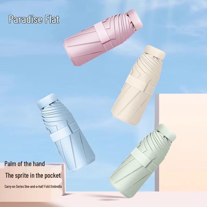 Heavenly Umbrella Ultralight Pocket Capsule 5-Fold Umbrella