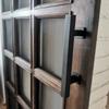 Steel Sliding Barn Door Handle Pull Cabinet Flush Hardware Set Wood Door Handle Interior Door Furniture Handle Hardware