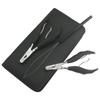 Hair Extension Plier Set Hair Extension Tools Stainless Steel Beads Hair Clip Scissor for Weft Hair Extensions Micro Pliers