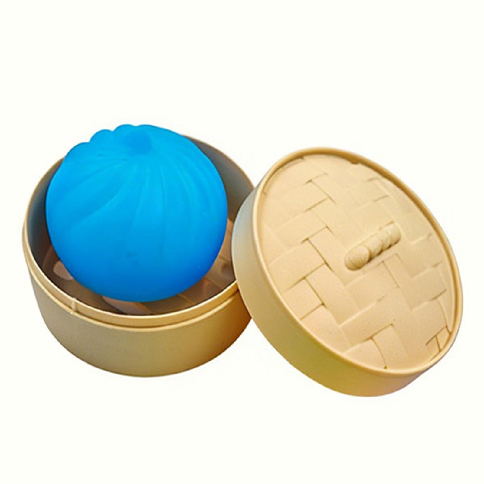 

Decompression Steamer Buns, Squeezable Toys With Slow , Stress-Relieving Fake Food, Prank Toys One Size синий