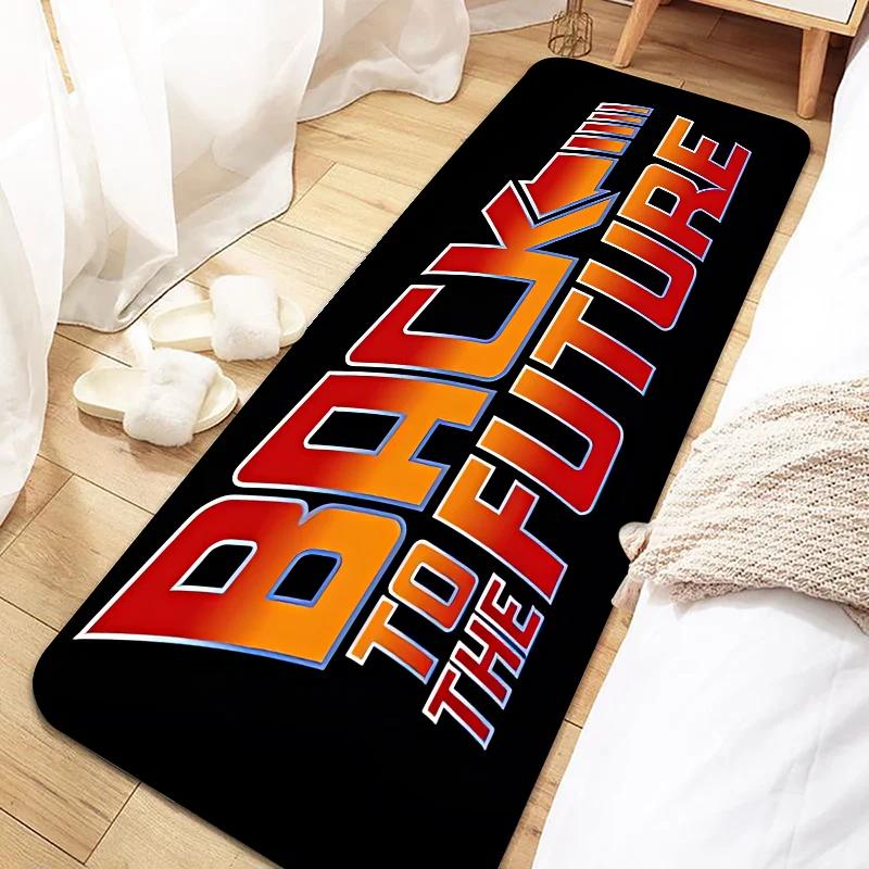 Back To The Future Door Mat Entrance Non-slip Doormat Washable Kitchen Carpet Living Room Hallway Rugs Bathroom Bath Door Mats