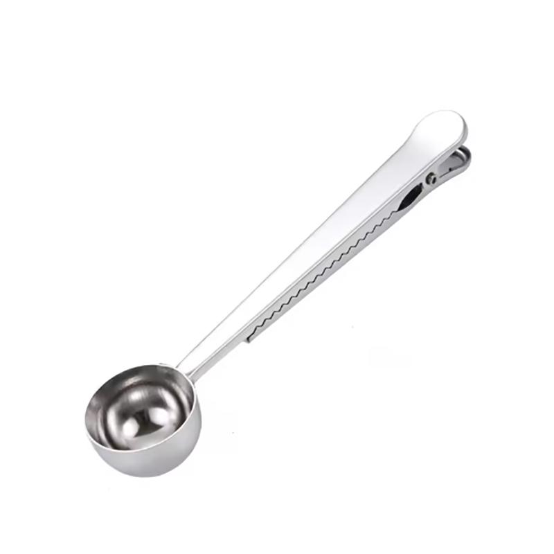 1pc-Coffee measuring spoon multifunctional food sealing clip seasoning spoon milk powder measuring spoon baking