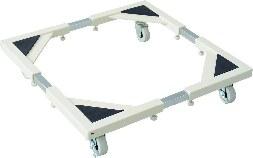 YAMAZEN Washing Machine Stand with Casters STD-20 (Extendable, 49-69cm)