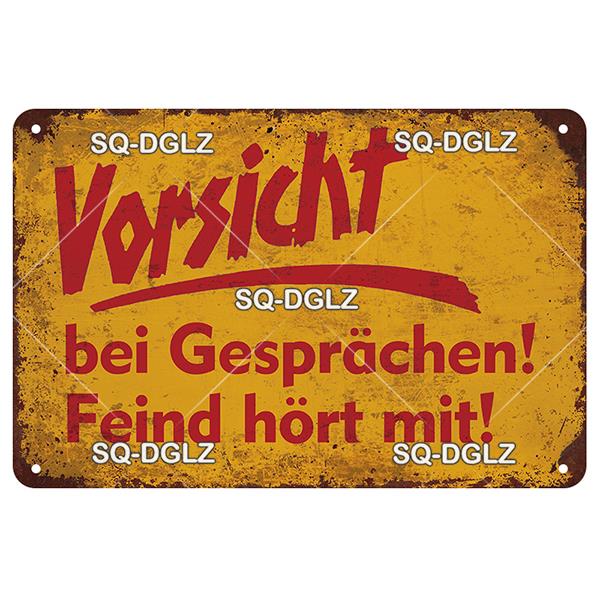 [SQ-DGLZ] Vintage Retro Achtung Berlin Tin Sign Metal Sign Shop Plate Home Bar Wall Sticker Decoration Plaque Poster Decor Gift