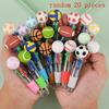 Bulk Sports Ballpoint Pens Four Color Ink Football Basketball Design School Office Use for Kids Writing Party Supplies