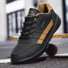 Men'S Black Classic Walking Shoes Lightweight Casual Shoes Outdoor Running Shoes Comfortable Driving Shoes