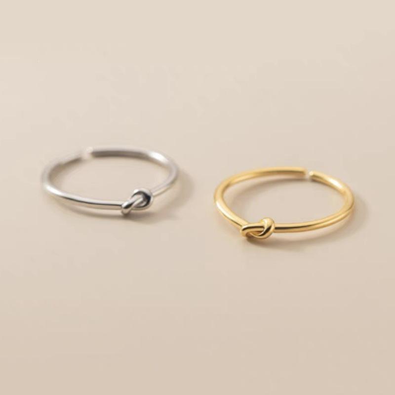 925 Sterling Silver Women's Open Ring - Niche Design Fashion for Index or Pinky Finger, Light Luxury, Individualistic Style.